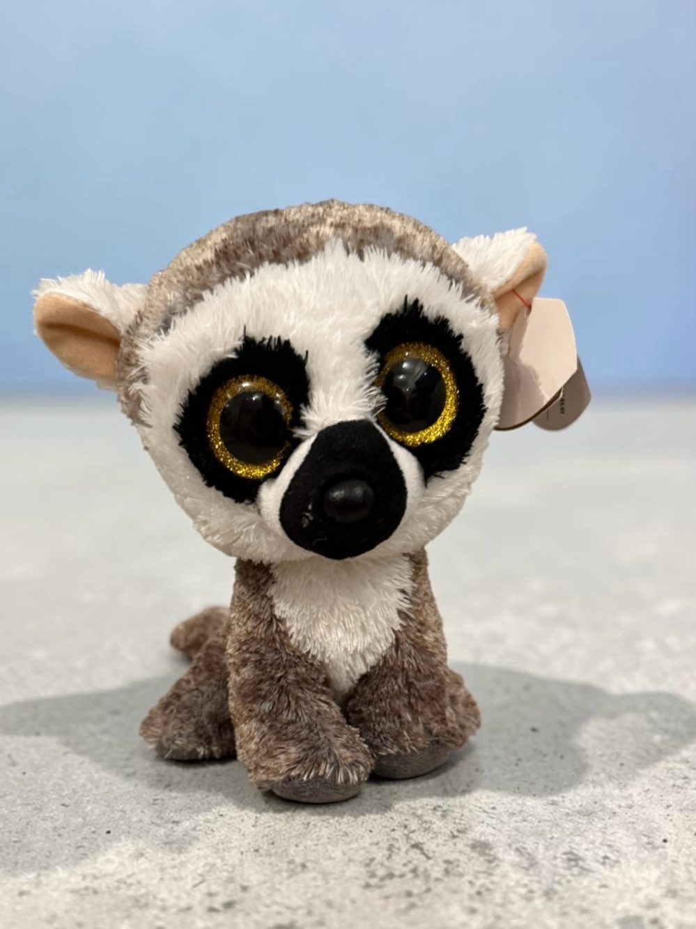 Ty Beanie Boos LINUS the Lemur 6" NEW Plush Stuffed Animal